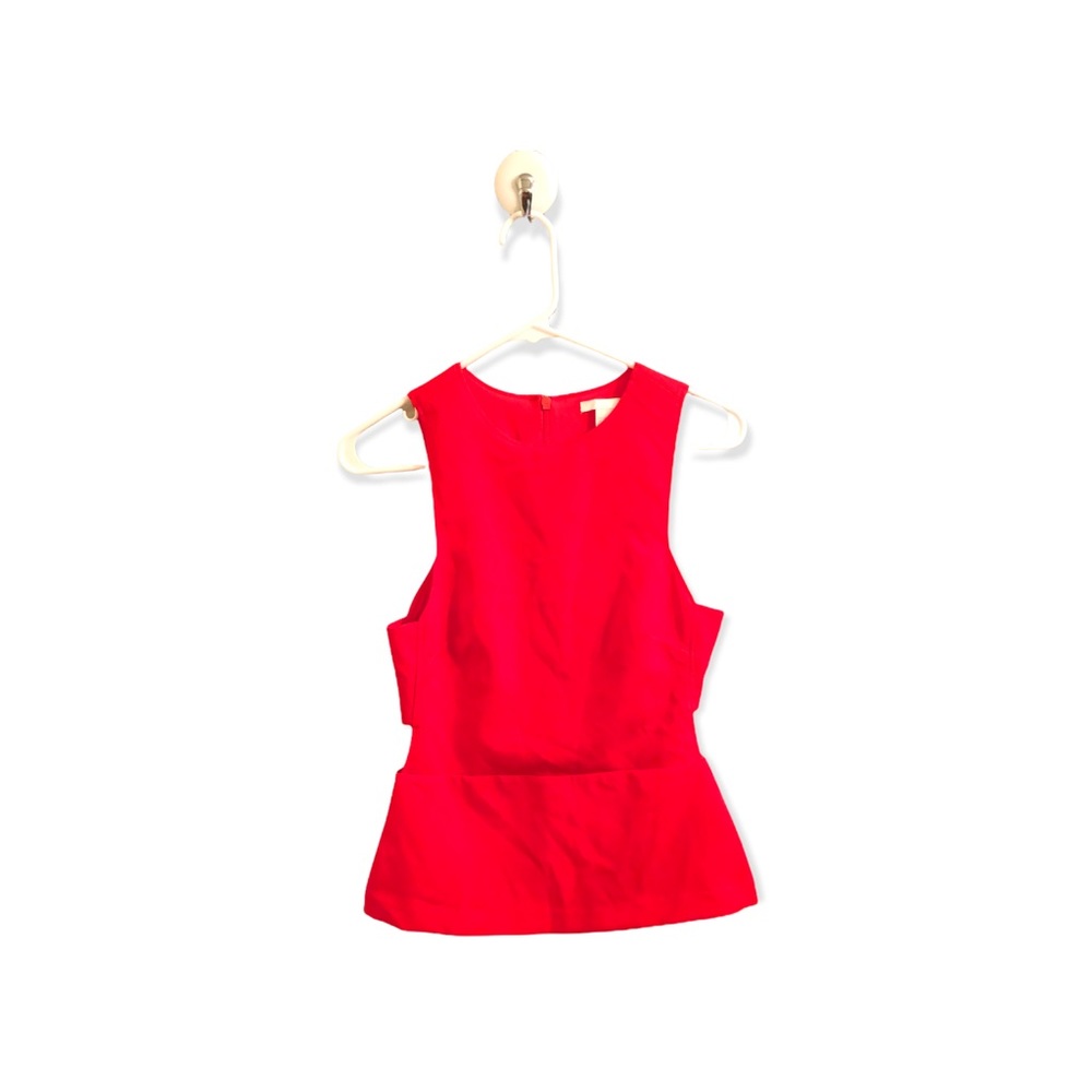H&M red, sleeveless top - US 4